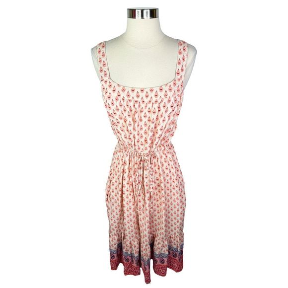 BeachLunchLounge Collection Mixed Media Paisley Boho Maxi Dress - Size Medium - Picture 5 of 6